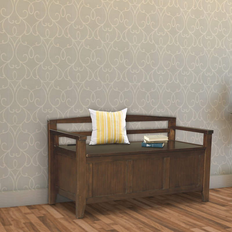 August Grove® Bealle Solid Wood Storage Bench & Reviews Wayfair